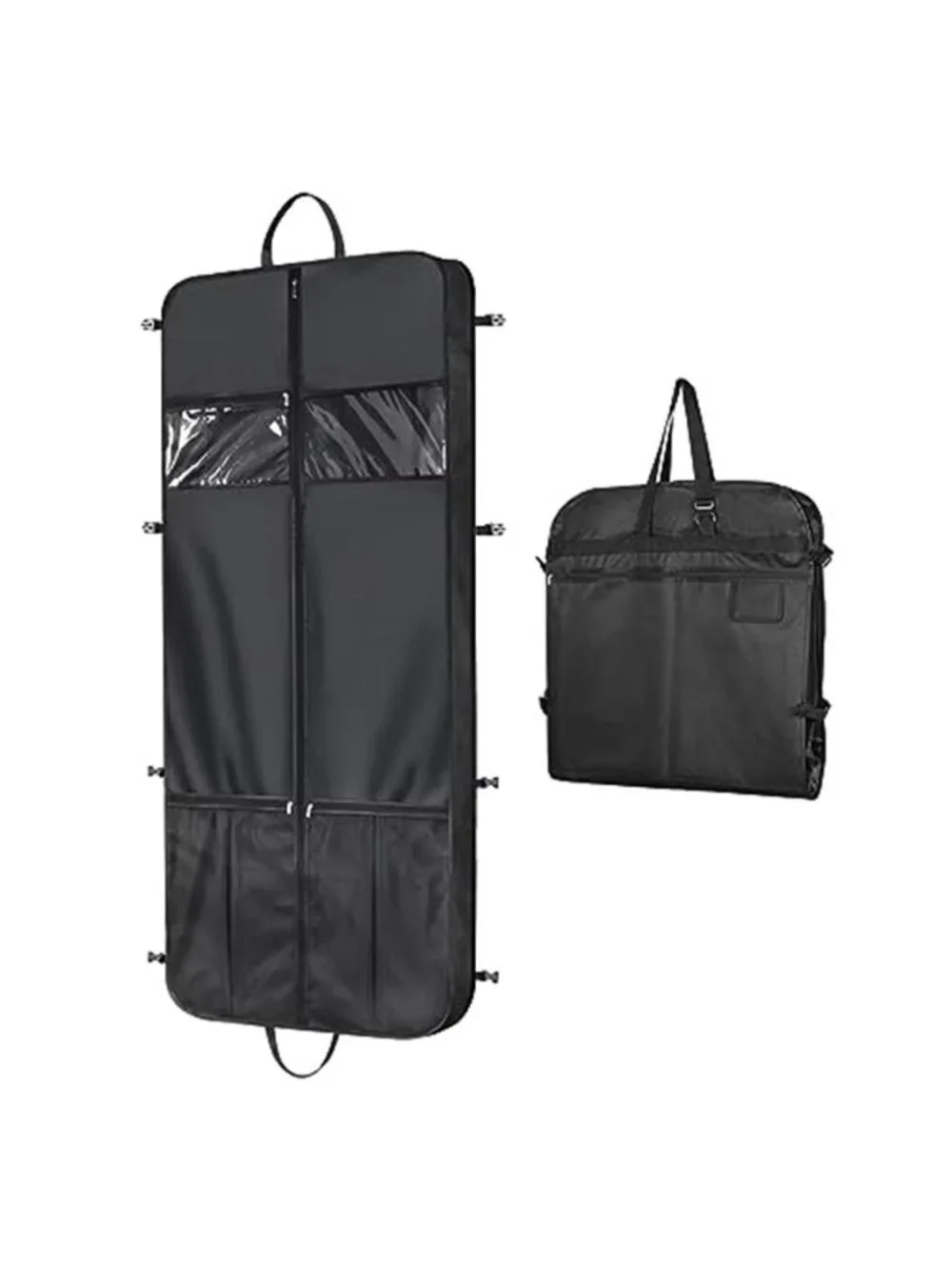 Long Garment Bag Travel Dress Coat Storage Bag Wedding Gown Suit Carrier
